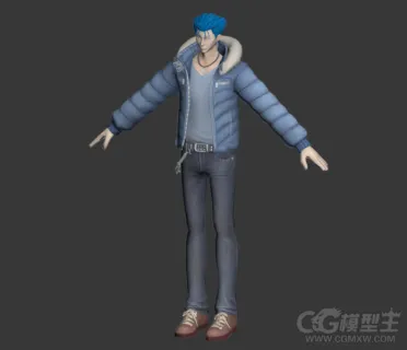 库丘林3D游戏角色模型