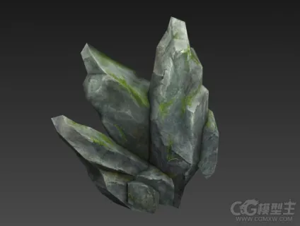 3D游戏场景石头模型
