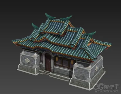 一些古代游戏建筑模型