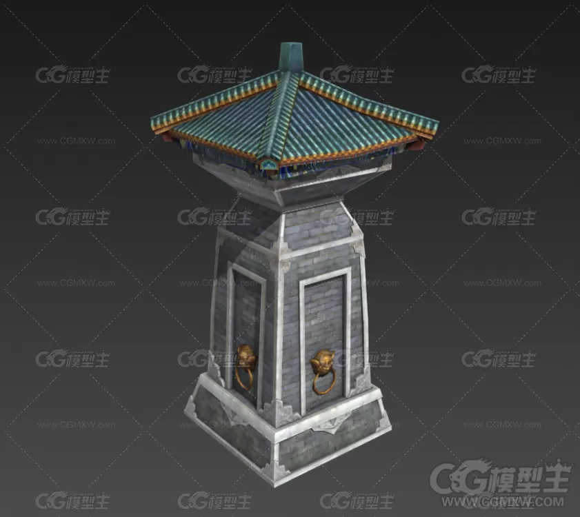 一些古代游戏建筑模型-8