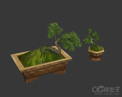 盆栽3D模型