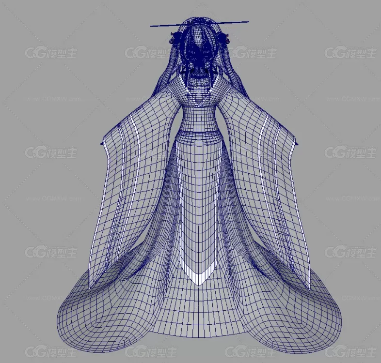 汉服女角色模型-2