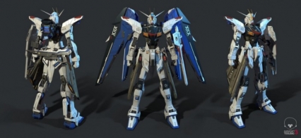 次世代模型 PBR MG 自由高达