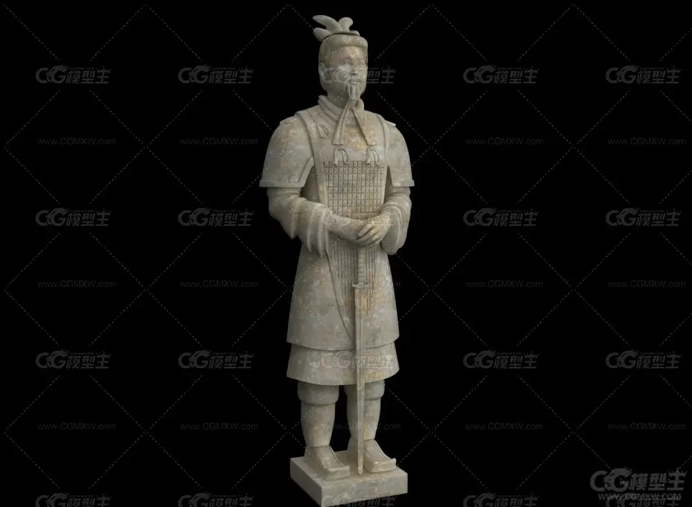 兵马俑3D模型-2