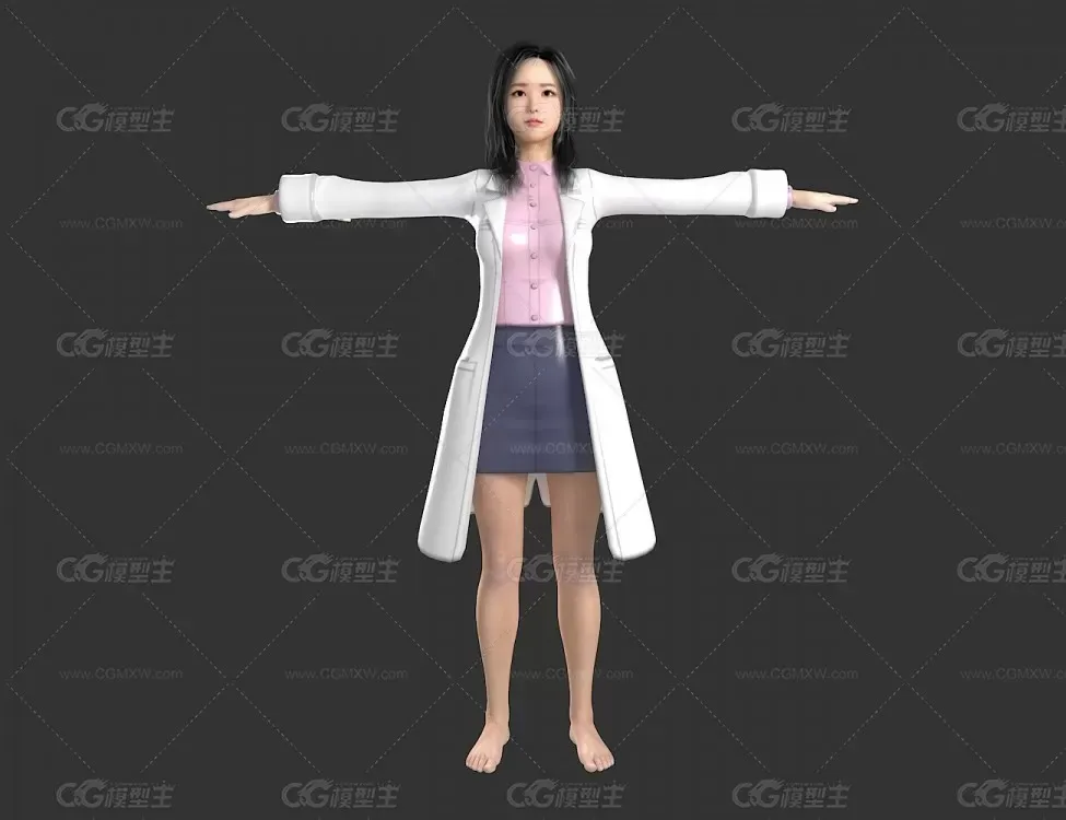 医生 美女医生 护士 写实医生 科研人员 白衣天使 女医生 科学家 医护人员-1
