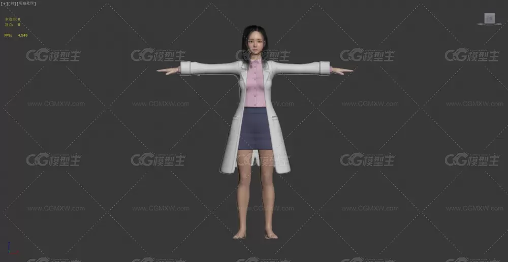 医生 美女医生 护士 写实医生 科研人员 白衣天使 女医生 科学家 医护人员-3