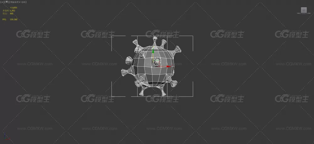 免费分享新型冠状病毒模型 传染病毒 非典肺炎 细菌-3