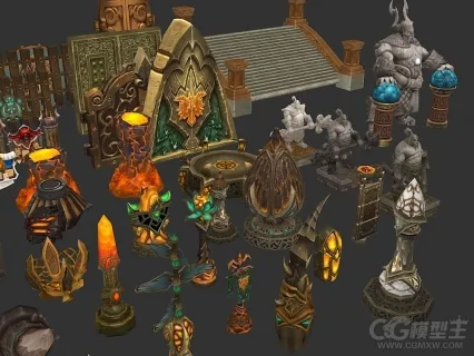 魔兽世界3D游戏模型