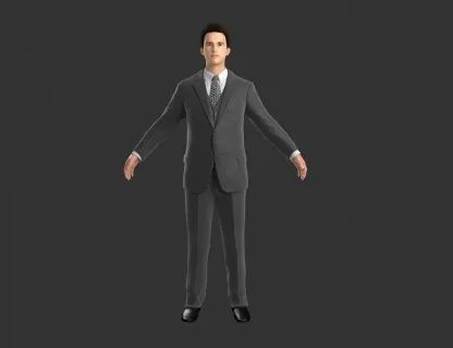 职业男青年 西装青年 帅哥 西服男人 写实男人 上班族 男士正装 西裤皮鞋 路人 白领