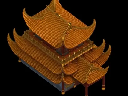 道馆，古代建筑，古建，宫殿，建筑
