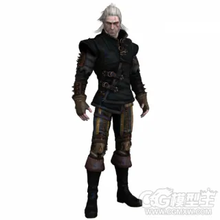 巫师3D主角模型