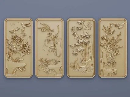 装饰雕花 花格 装饰线条 角花 柱子