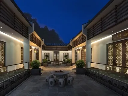 吊脚楼模型