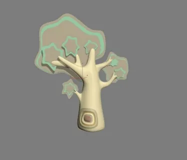 卡通树 动漫 影视 游戏 3D模型