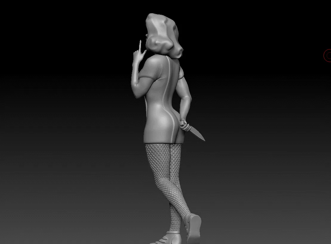女护士 人物3d模型-4
