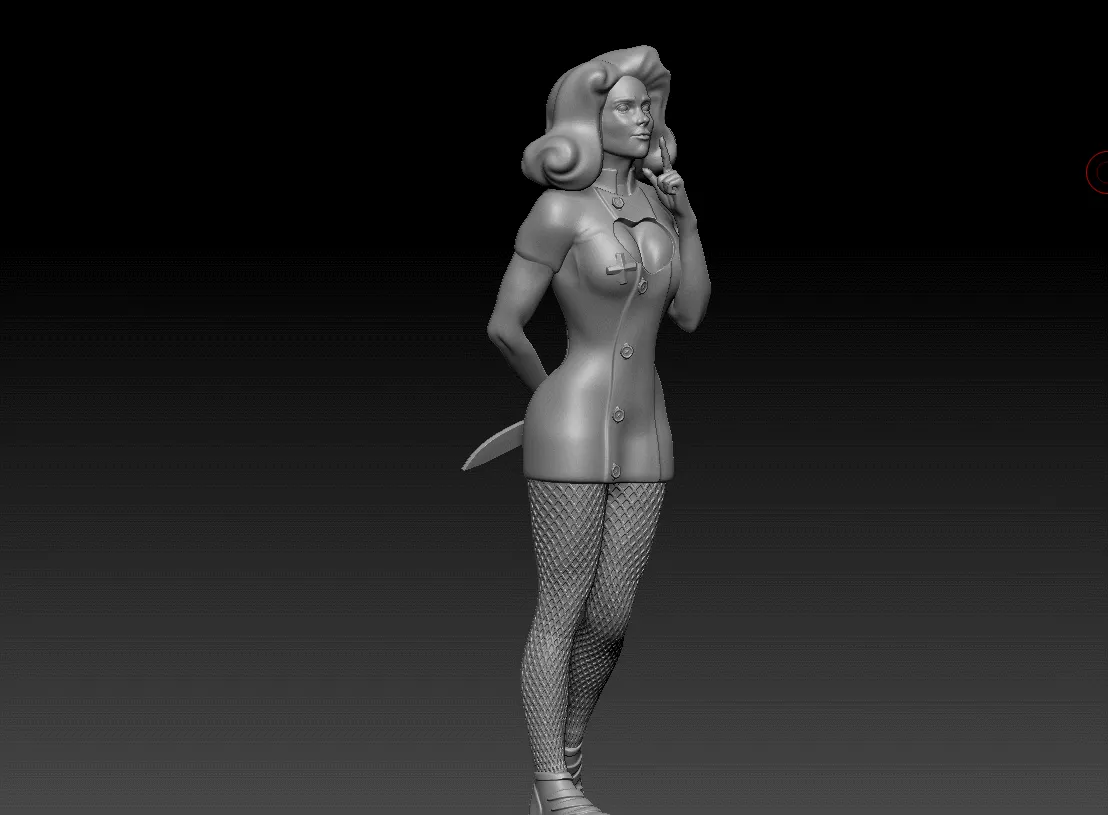 女护士 人物3d模型-8