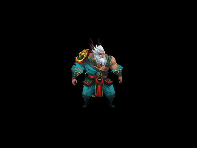 古代壮汉 男人 卡通人物 武将 武士 战士3dmax动画