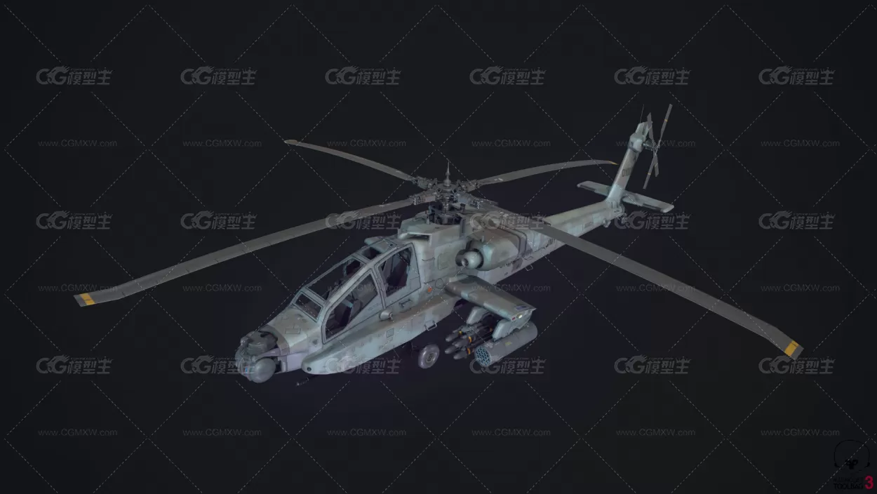 pbr次时代 阿帕奇 武装直升机 直升机 飞机 直升机 战斗机 AH-64A-1