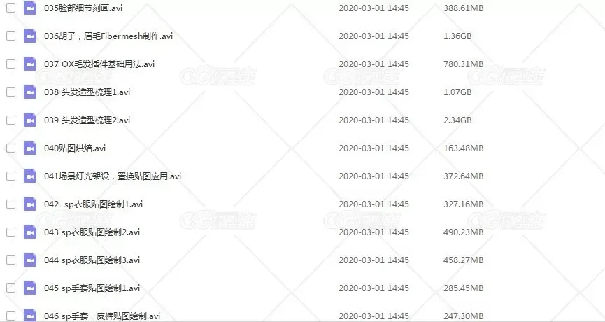 cg影视男角色制作全流程 3dmax+zb+sp+vray-23