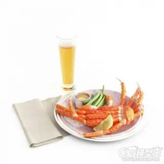 清蒸帝王蟹