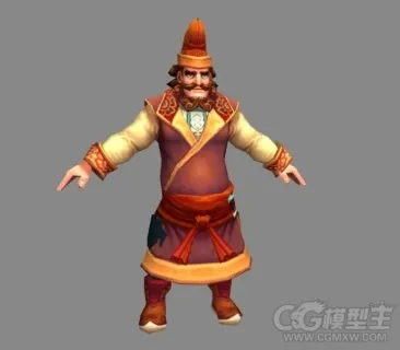 QQ仙侠游戏角色模型