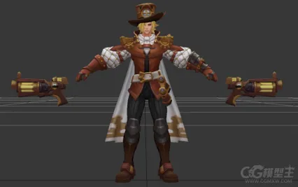 神枪手3D模型下载