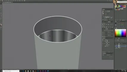 Illustrator逼真玻璃杯矢量制作视频教程