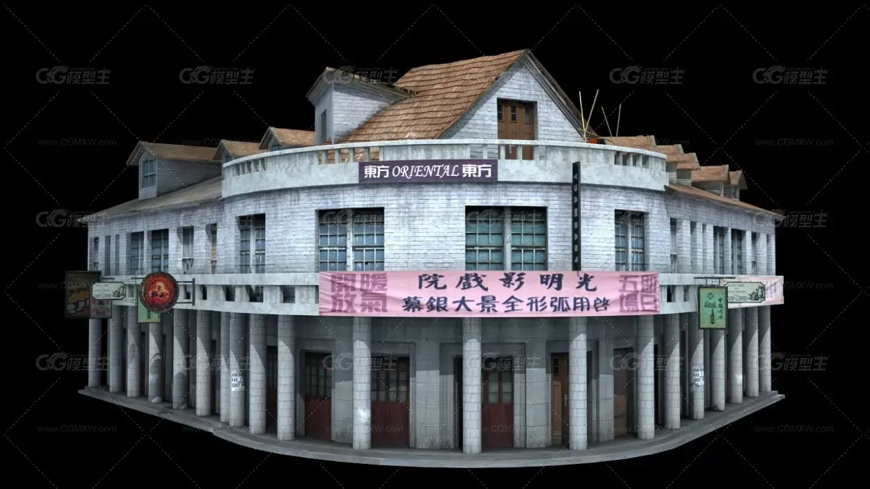 旧上海 上海滩民国时期老房子旧房子复古民居广州上海欧洲风格-1