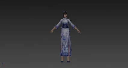 穿旗袍的女角色