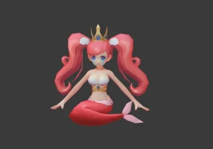 红色人鱼 美人鱼  人鱼女王 免费分享