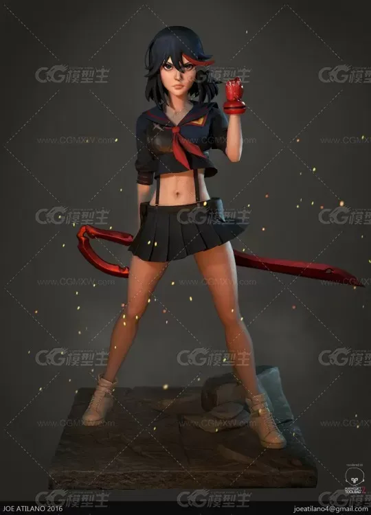 日本动漫人物 Ryuko Matoi-1