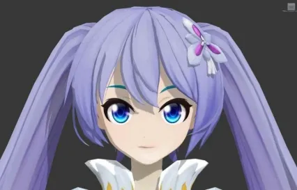 《初音未来》人物模型 二次元 卡通角色模型