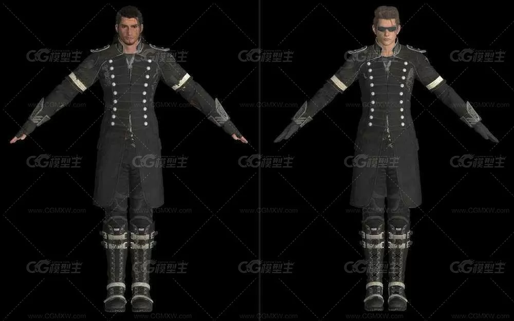 最终幻想15 Final Fantasy XV 角色 怪物 武器 载具3D模型合集-16