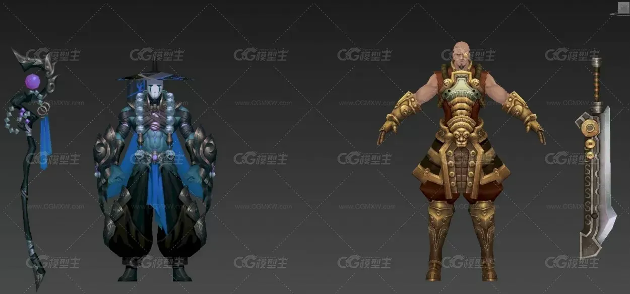 一些不错的手绘怪物 npc 模型-6