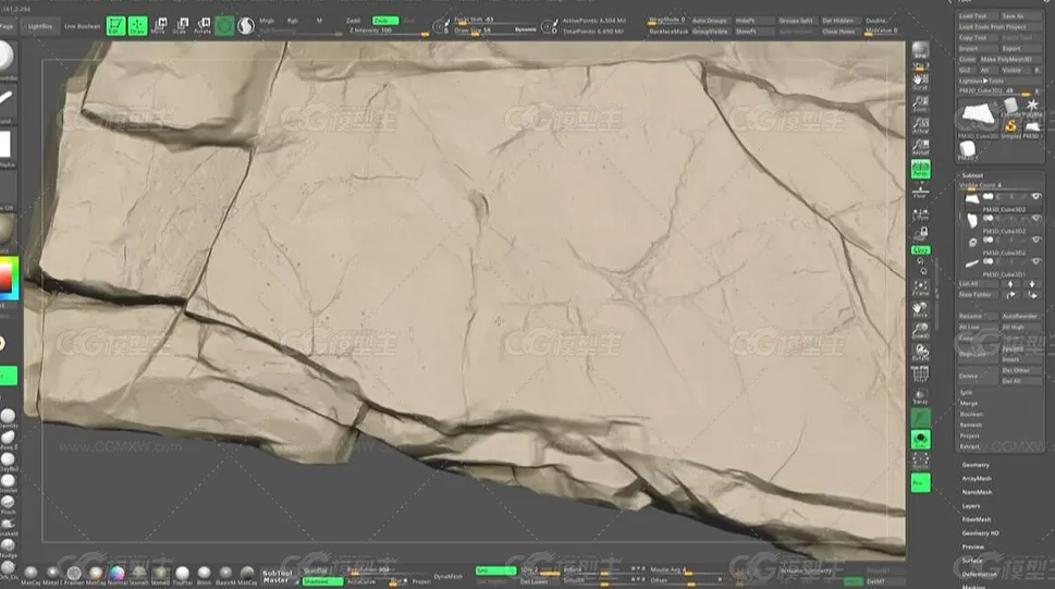 游戏中岩石模型制作全流程高级案例教学-8