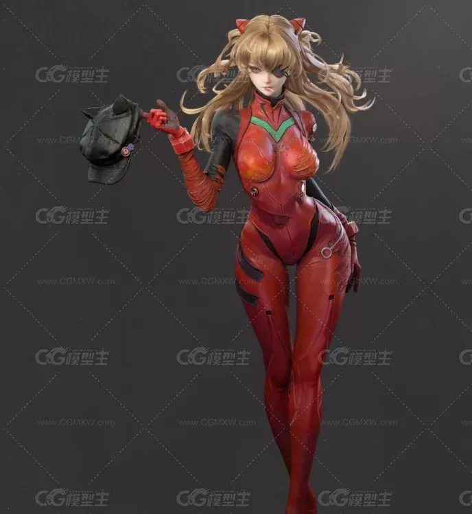 ZBrush教程美型角色建模明日香雕刻实战视频教程-1