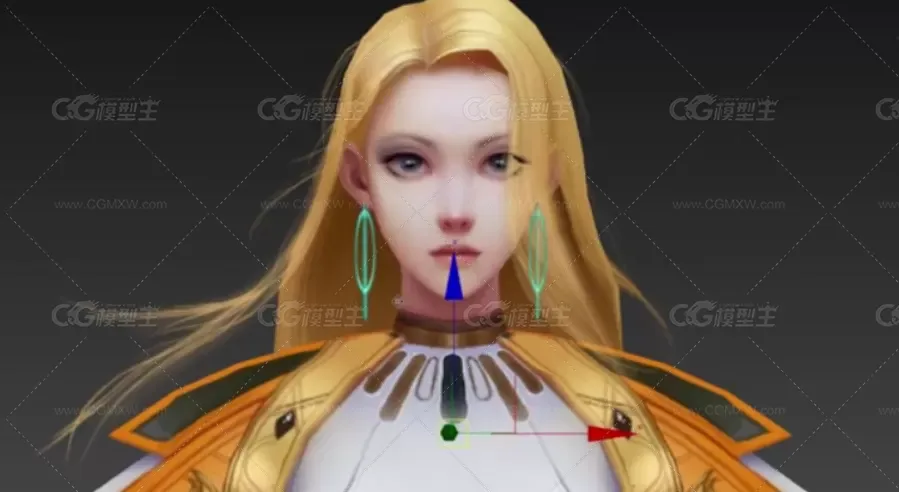 3D角色模型制作 手绘材质贴图 uv展开 视频教程-4