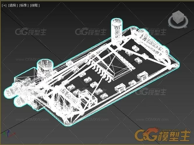 电路板模型-PCB充电电路板-1