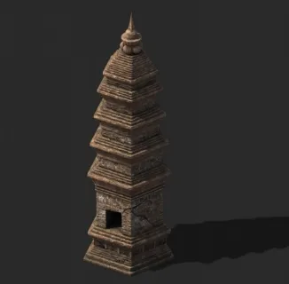 中古建筑模型-塔林