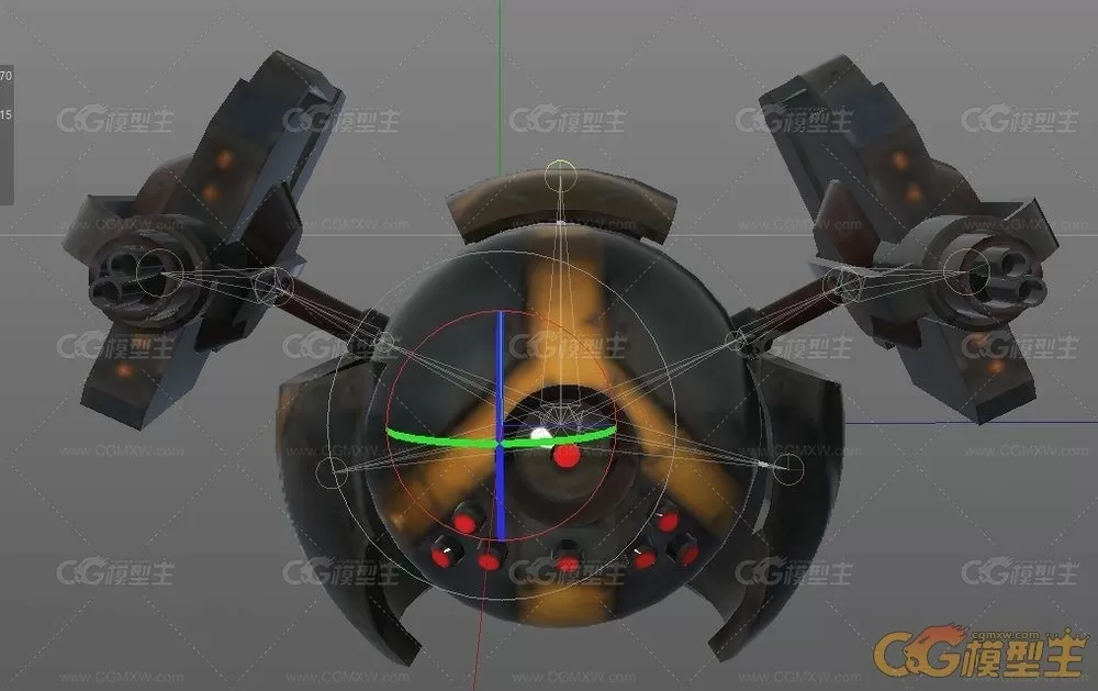 次世代科幻飞行器3D模型-2