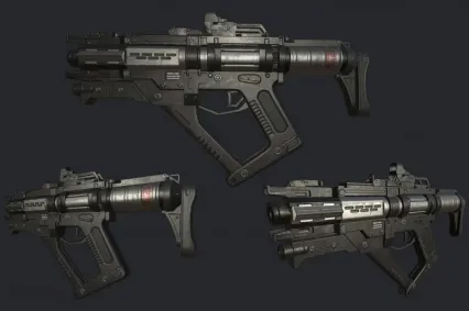 次时代科幻枪械武器3D模型