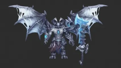 地狱恶魔 犀牛角飞魔战士 手刃重剑 黑皮肤人形怪物