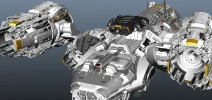 普罗米修斯 科幻飞船3D模型下载