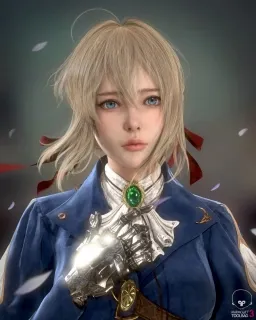 紫罗兰永恒花园薇尔利特高模 次时代 高清贴图 pbr 8k