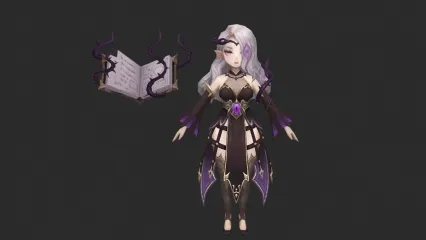嗜魂onlion-monster 爱丁格尔女祭司