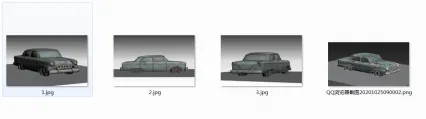 生锈的汽车3D模型