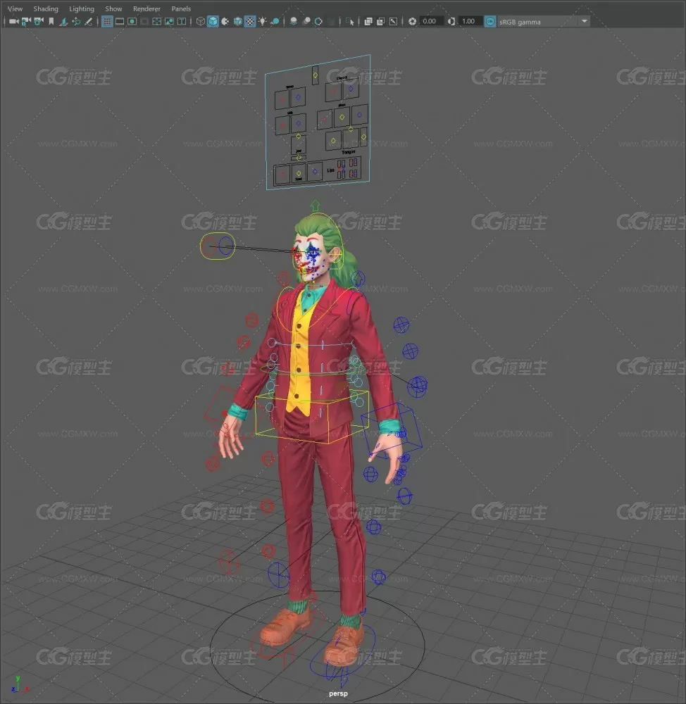 jocker full rigged and textured-2