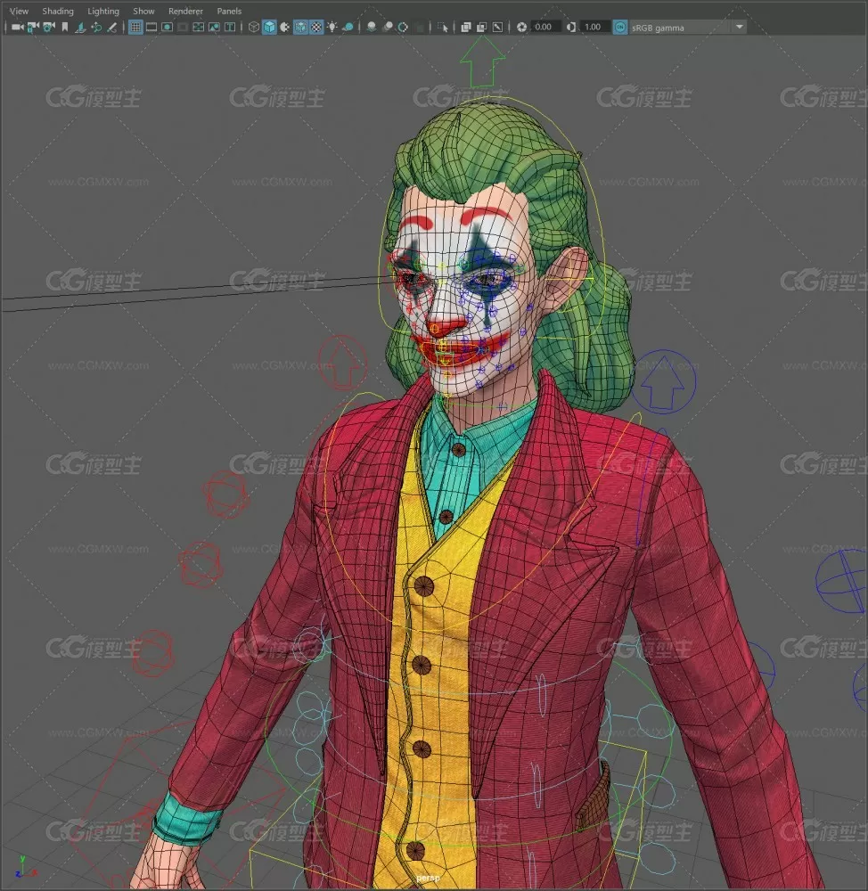 jocker full rigged and textured-5