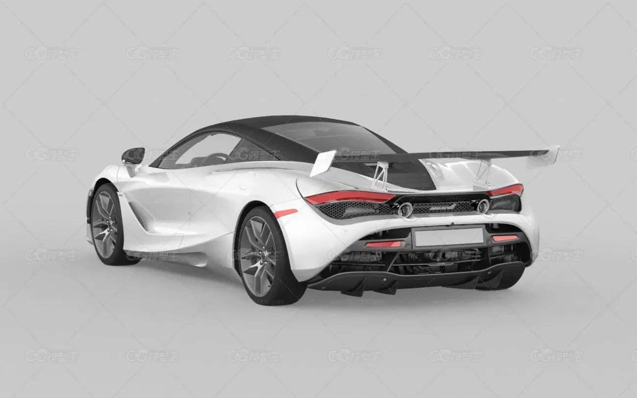 迈凯伦跑车3D模型-1
