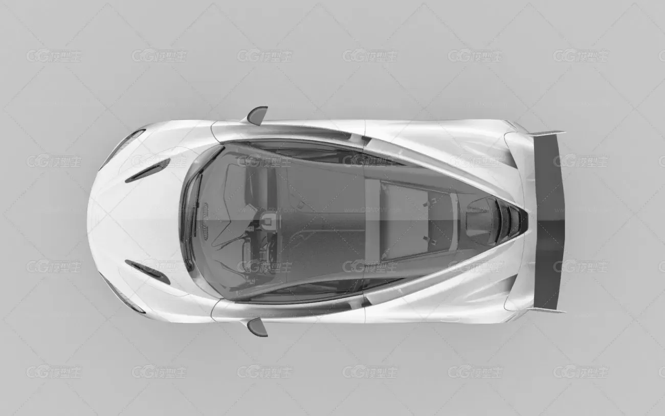 迈凯伦跑车3D模型-3